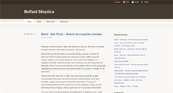 Desktop Screenshot of belfastskeptics.com